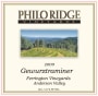 Philo Ridge Vineyards Ferrington Gewurztraminer 2009 Front Label