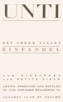 Unti Dry Creek valley Zinfandel 2008 Front Label
