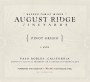 August Ridge Pinot Grigio 2016 Front Label