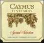 Caymus Special Selection Cabernet Sauvignon (1.5 Liter Magnum) 1984 Front Label