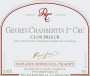 Domaine Rossignol-Trapet Gevrey-Chambertin Clos Prieur Premier Cru 2013 Front Label