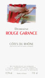 Domaine Rouge Garance Cotes du Rhone Villages 2005 Front Label