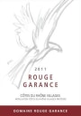 Domaine Rouge Garance Cotes du Rhone Villages 2011 Front Label