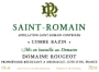 Domaine Rougeot-Dupin Saint-Romain Combe Bazin 2012 Front Label