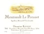 Domaine Roulot Meursault Porusot Premier Cru 2007 Front Label