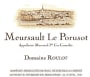 Domaine Roulot Meursault Porusot Premier Cru 2011 Front Label