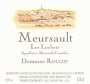 Domaine Roulot Meursault Les Luchets 2009 Front Label