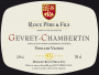 Domaine Roux Pere & Fils Gevrey-Chambertin Vieilles Vignes 2014 Front Label