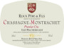 Domaine Roux Pere & Fils Chassagne-Montrachet Les Macherelles Premier Cru 2011 Front Label
