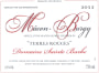 Domaine Sainte Barbe Macon-Burgy Terres Rouges 2012 Front Label