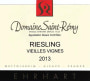 Domaine Saint-Remy Vieilles Vignes Riesling 2013 Front Label