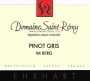 Domaine Saint-Remy Im Berg Pinot Gris 2013 Front Label