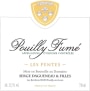 Domaine Serge Dagueneau & Filles Pouilly Fume Les Pentes 2014 Front Label