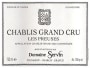 Domaine Servin Chablis Les Preuses Grand Cru 2012 Front Label
