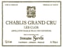 Domaine Servin Chablis Les Clos Grand Cru 2012 Front Label