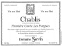 Domaine Servin Chablis Premier Cuvee Les Pargues 2009 Front Label