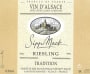 Domaine Sipp Mack Tradition Riesling 2014 Front Label