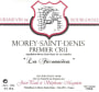 Domaine Stephane Magnien Morey-Saint-Denis Les Faconnieres Premier Cru 2012 Front Label