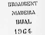 Broadbent Bual Madeira 1964 Front Label