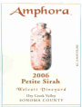 Amphora Wines Wolcott Petite Sirah 2006 Front Label
