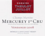 Domaine Theulot Juillot Mercurey Champs Martins Premier Cru 2008 Front Label