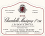 Domaine Thierry Mortet Chambolle-Musigny Aux Beaux Bruns Premier CRU 2014 Front Label