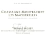 Domaine Thomas Morey Chassagne-Montrachet Les Macherelles 2012 Front Label