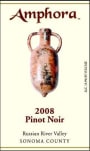 Amphora Wines Russian River Valley Pinot Noir 2008 Front Label