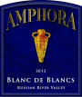 Amphora Wines Blanc de Blancs Sparkling 2012 Front Label