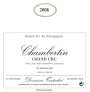 Domaine Tortochot Chambertin Grand Cru 2008 Front Label