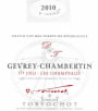 Domaine Tortochot Gevrey-Chambertin Les Champeaux Premier Cru 2010 Front Label