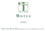 Domaine Treloar Cotes du Roussillon Motus 2011 Front Label