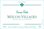 Domaine Valette Macon-Villages 2012 Front Label