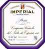 CVNE Imperial Reserva Rioja 1996 Front Label