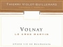 Thierry Violot-Guillemard Volnay Le Cros Martin 2008 Front Label