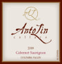 AntoLin Cellars Cabernet Sauvignon 2009 Front Label