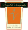 Anyela's Vineyard Dry Riesling 2014 Front Label