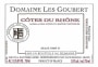 Domaine Les Goubert Cotes du Rhone 2015 Front Label