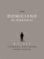 Domiciano de Barrancas Malbec 2008 Front Label