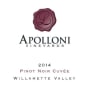 Apolloni Vineyards L Cuvee Pinot Noir 2014 Front Label