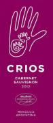 Dominio del Plata Crios Cabernet Sauvignon 2012 Front Label