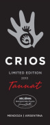 Dominio del Plata Crios de Susana Balbo Tannat 2013 Front Label