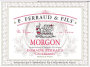Dominique Ferraud Morgon Les Charmes 2013 Front Label