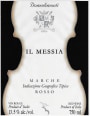 Domodimonti Marche Il Messia Rosso 2011 Front Label
