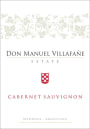 Don Manuel Vilafane Estate Cabernet Sauvignon 2013 Front Label