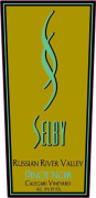Selby Pinot Noir 2009  Front Label