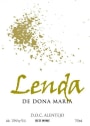 Dona Maria Lenda 2014 Front Label