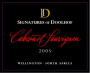 Doolhof Wine Estate Signature Cabernet Sauvignon 2005 Front Label