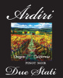 Ardiri Winery and Vineyards Due Stati Pinot Noir 2010 Front Label
