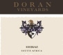 Doran Vineyards Shiraz 2013 Front Label